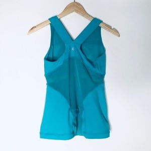 Women's Teal Athletic Tank Top